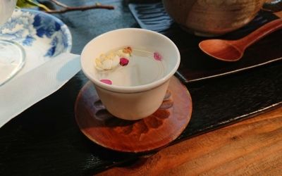 梅の花のお茶