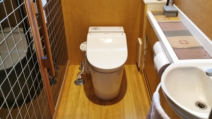 新しいトイレ