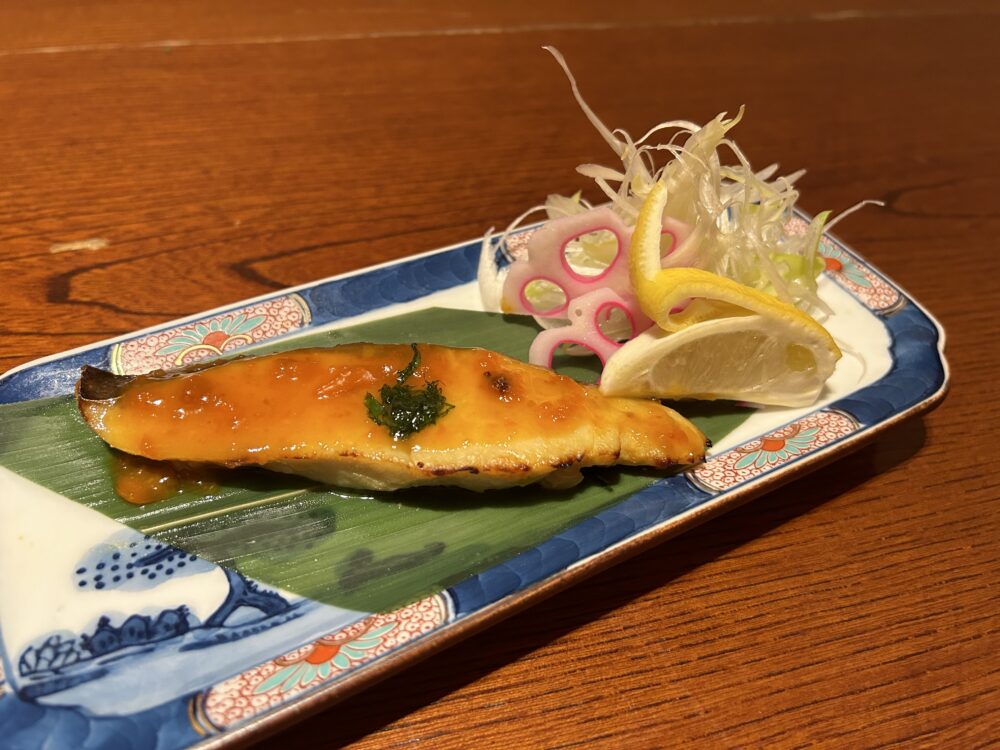 雲丹味噌付け焼き