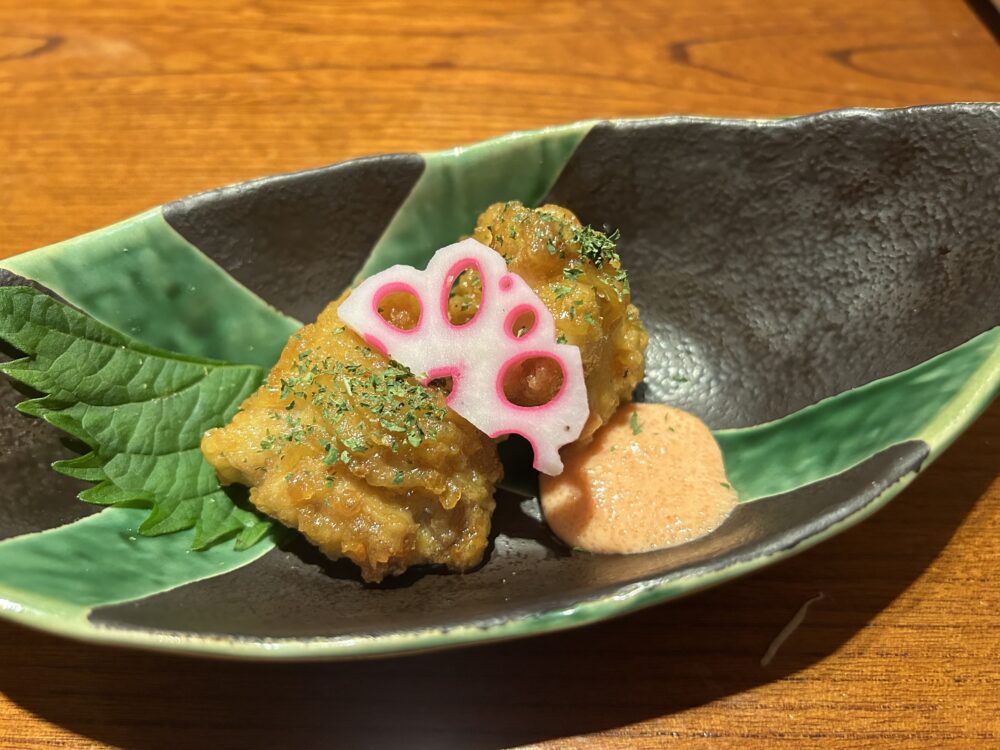 和食屋の明太マヨチキン南蛮