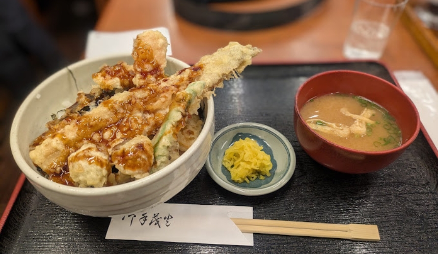 あなご天丼