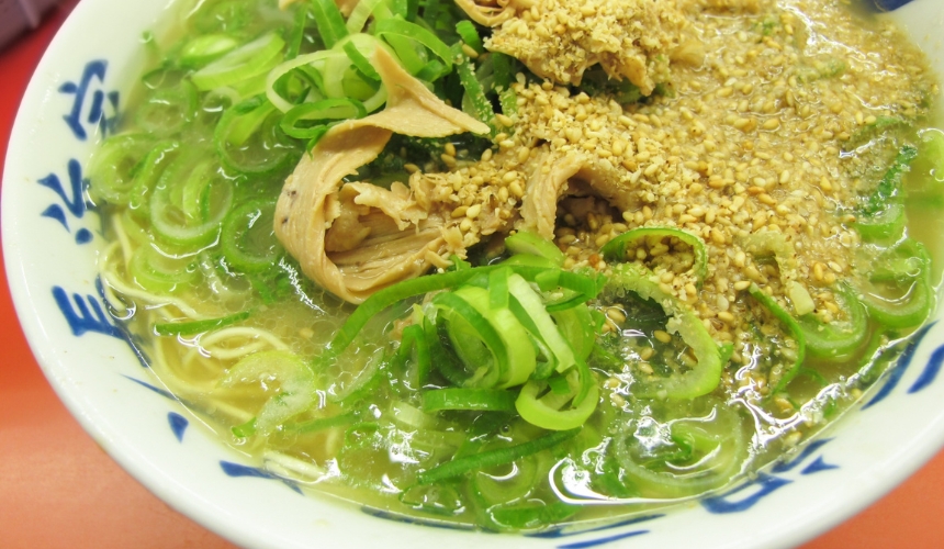 元祖長浜家のラーメン