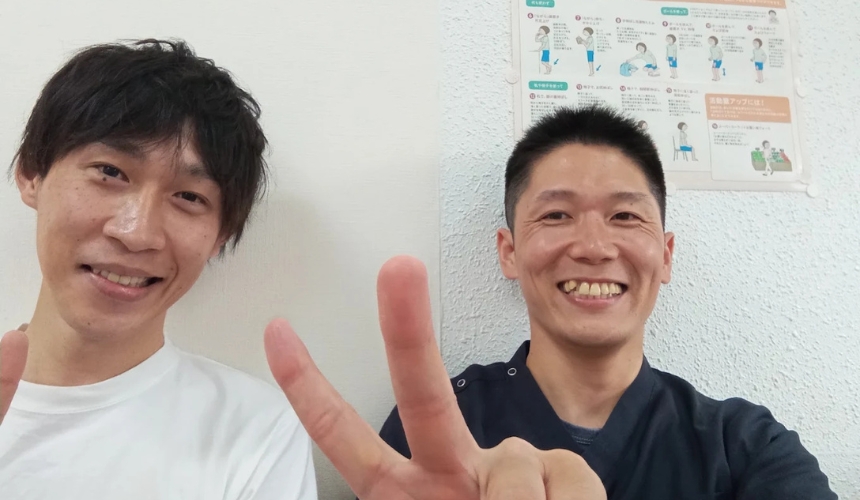 お客さんと院長