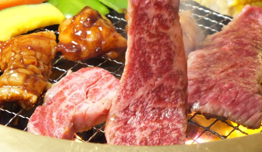焼いた肉
