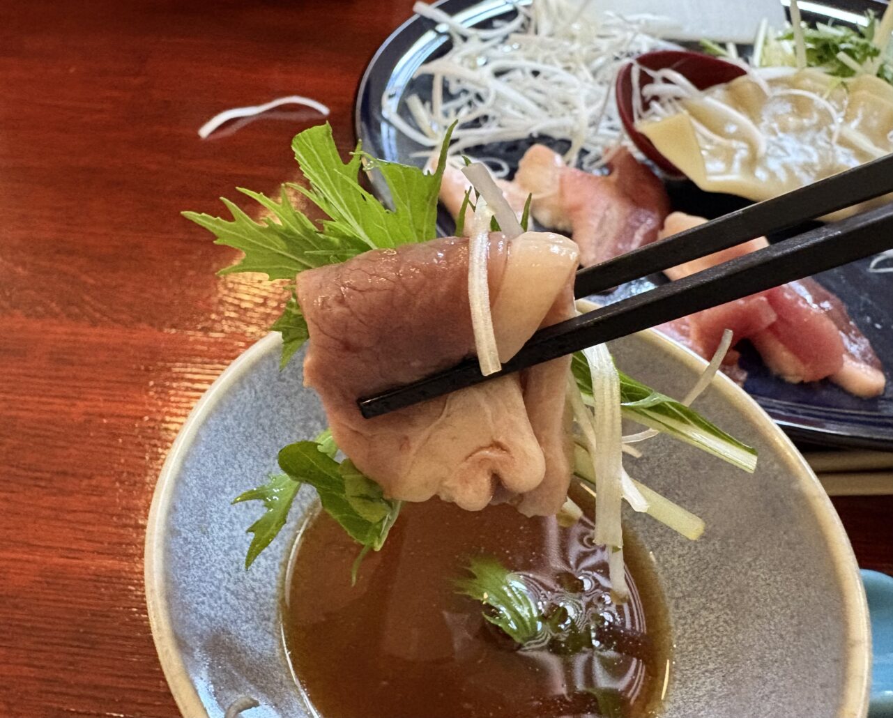 国産鴨の鴨しゃぶしゃぶ鍋