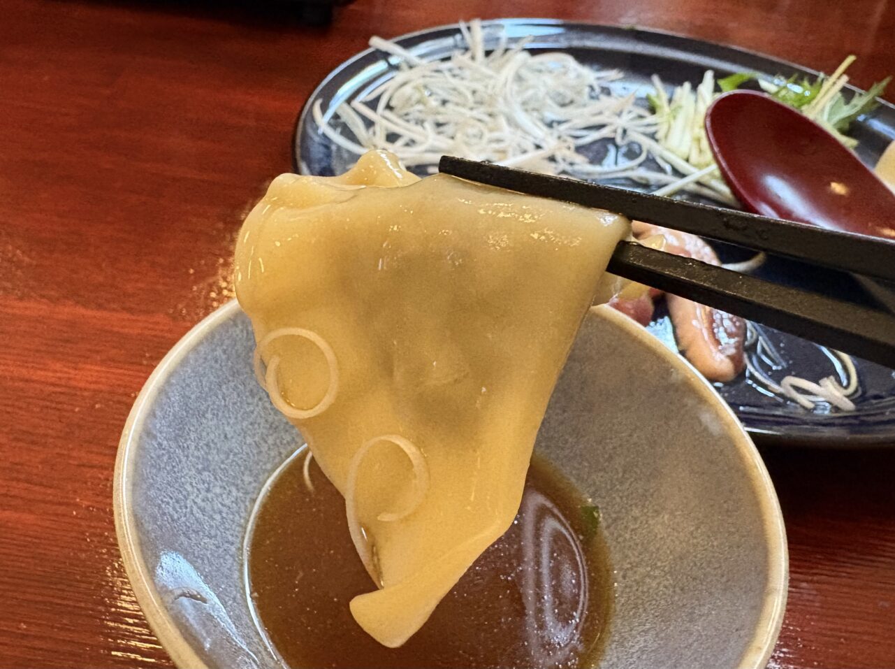 京鴨を使った餃子