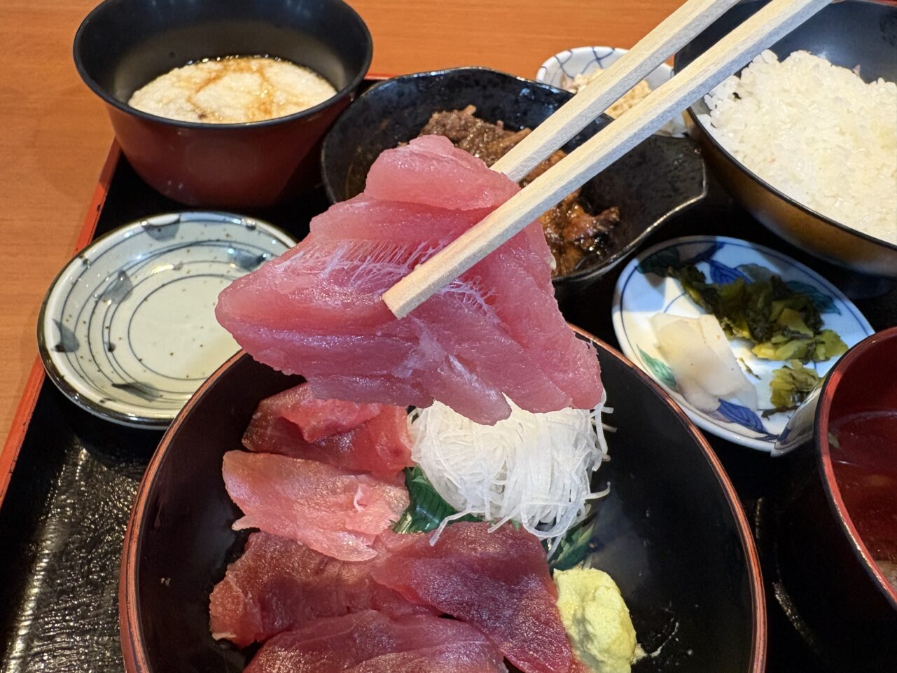 まぐろの刺身