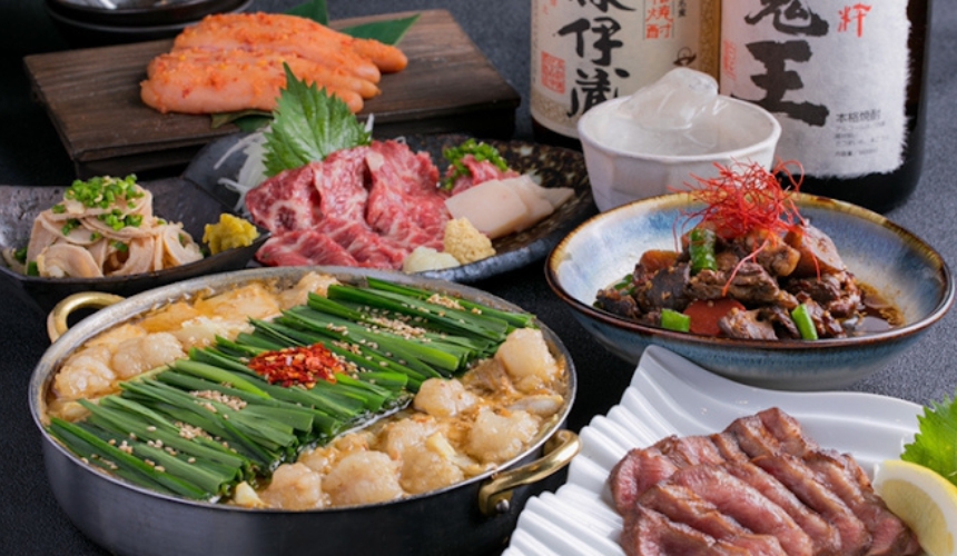 もつ鍋とその他の料理