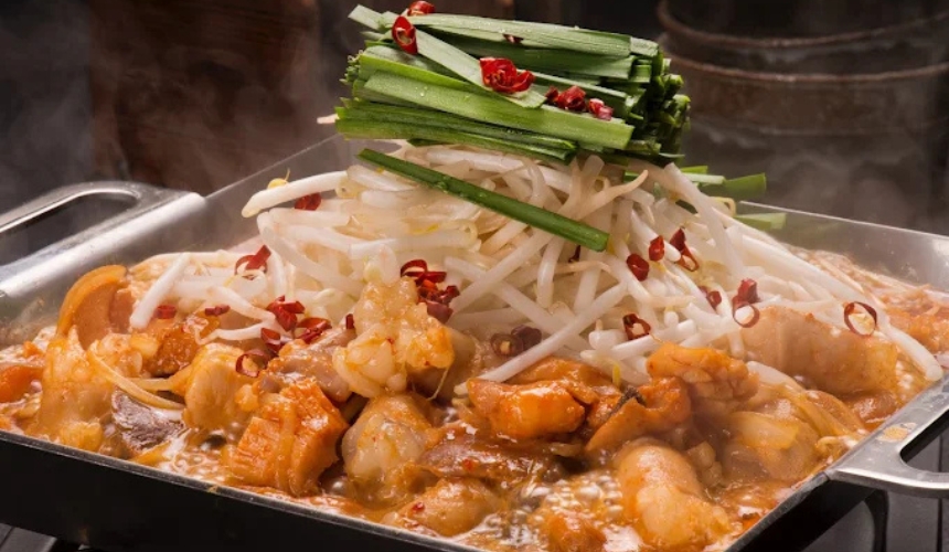 辛そうなもつ鍋