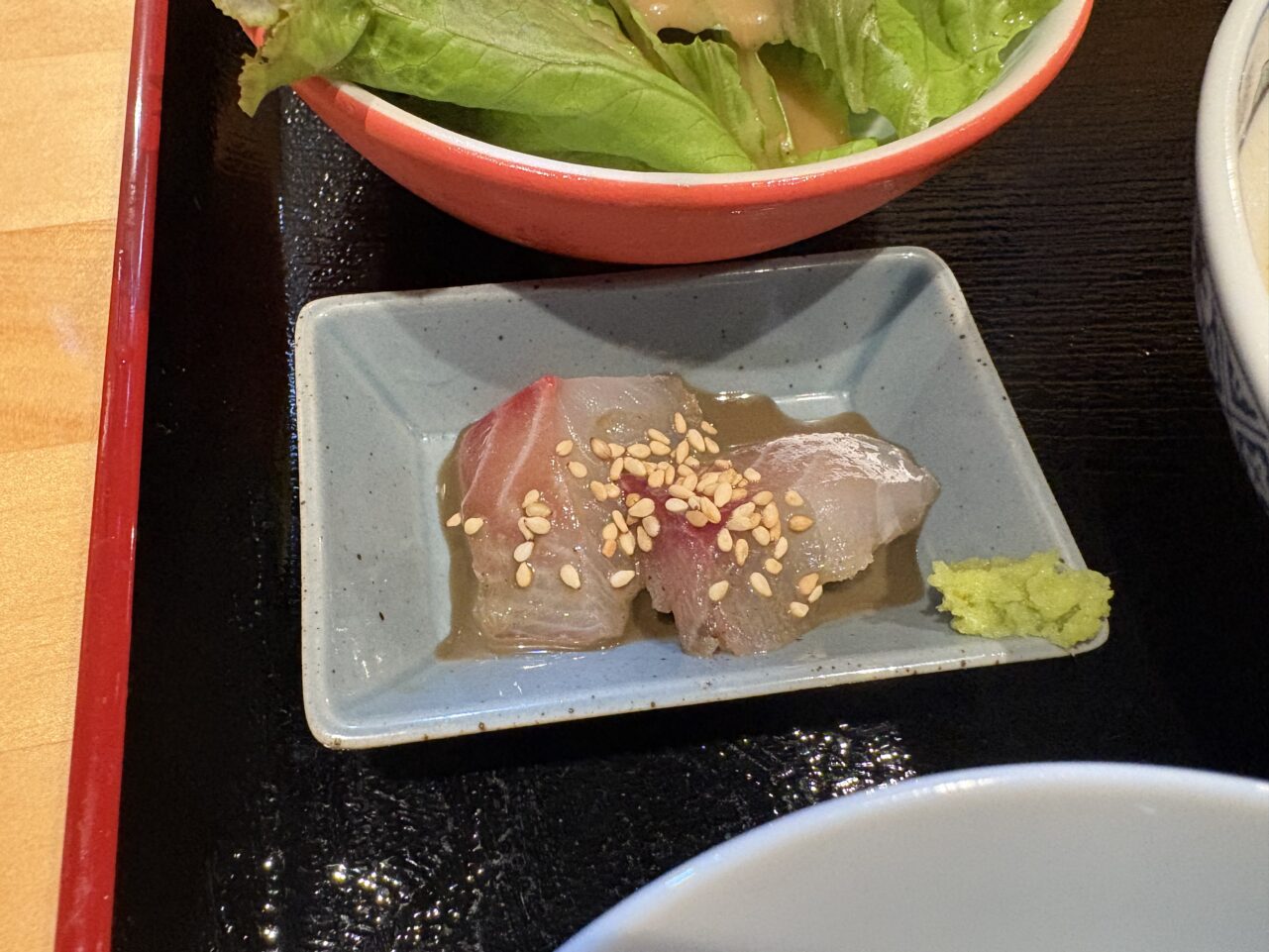 カンパチのごまだれ