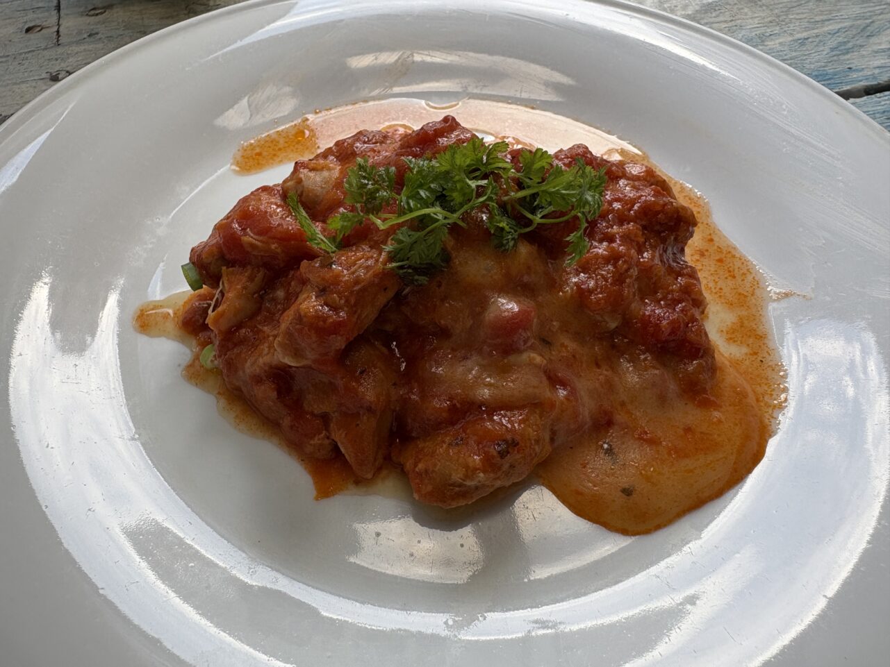 チキンのモッツァレラトマト煮