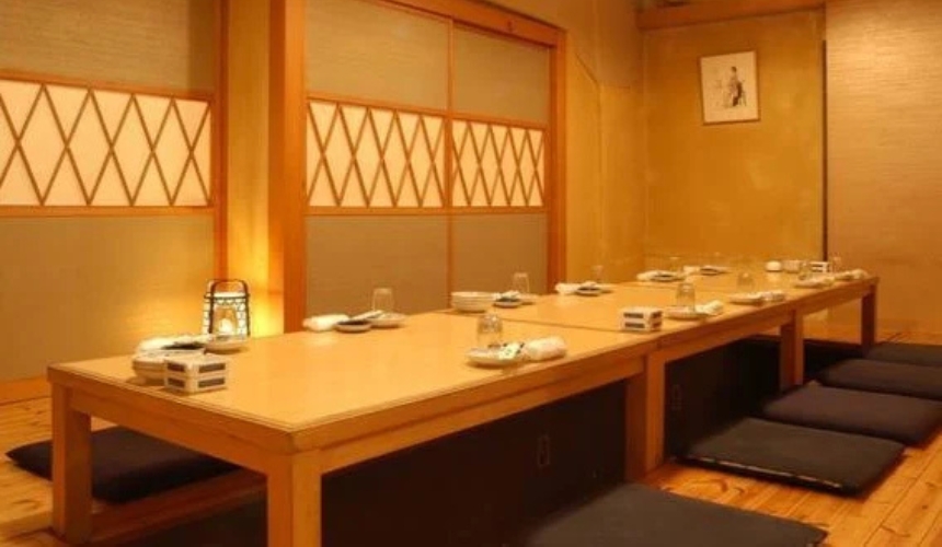店内の席