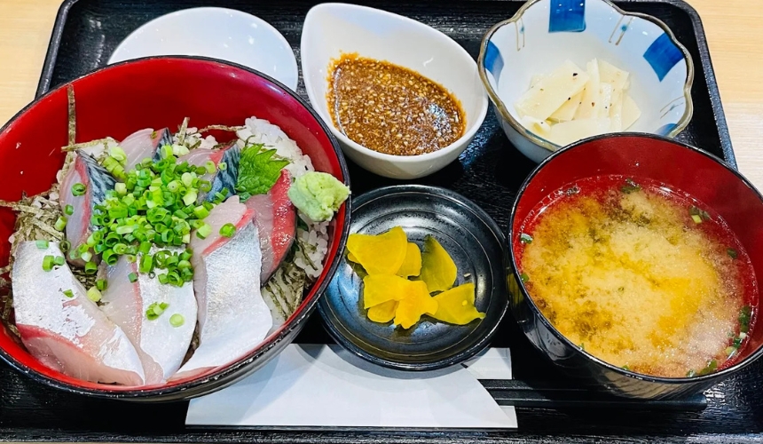 海鮮丼の定食