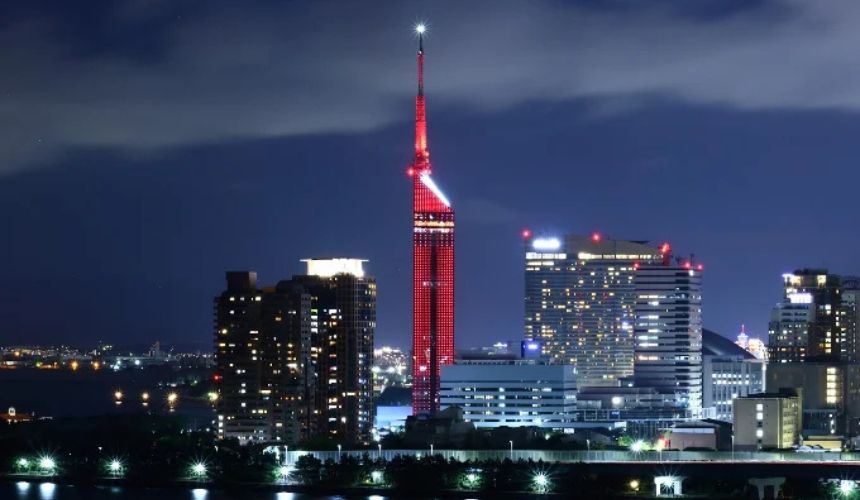 福岡タワーの夜景