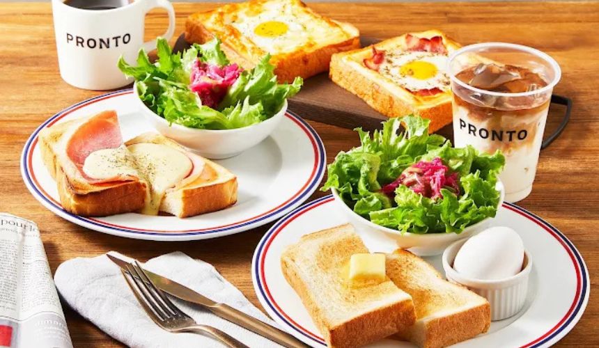 トーストとコーヒー