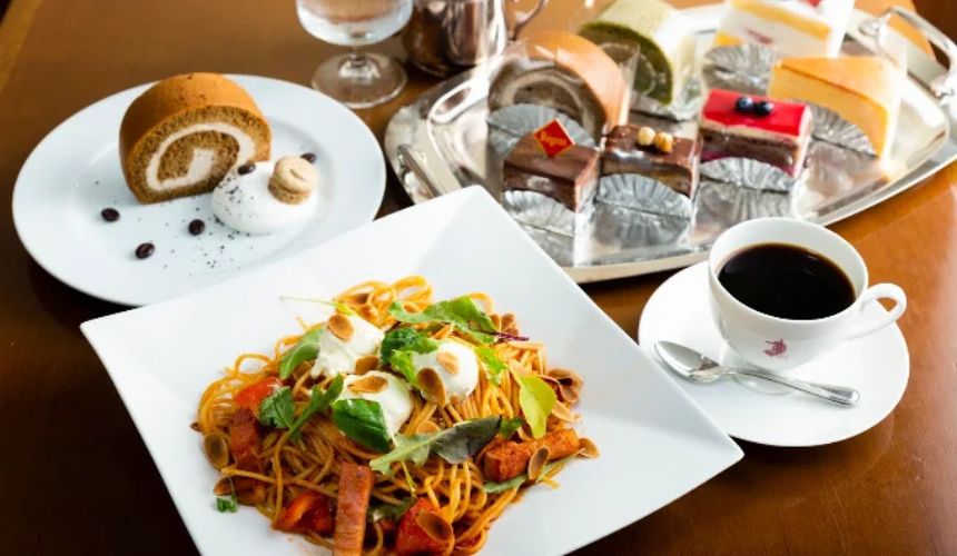 パスタとスイーツ