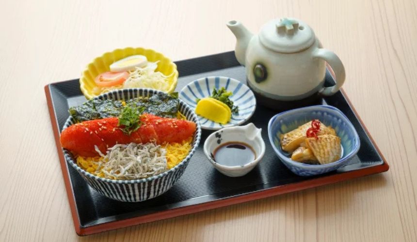 明太子の定食