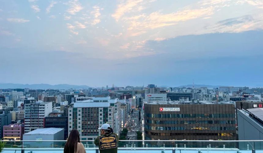 夕方の景色